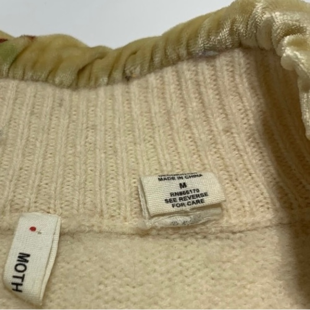 💖ANTHROPOLOGIE RARE MOTH HOLLY & IVY CARDIGAN GORGEOUS EMBROIDERY - Picture 7 of 7